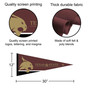 Texas State University Banner Pennant with Tack Wall Pads