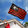 Georgia Bulldogs Striped Flag