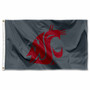 Washington State Cougars Grey Flag