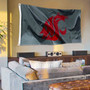 Washington State Cougars Grey Flag