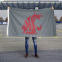 Washington State Cougars Grey Flag