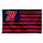 Ole Miss American Stripes Nation Flag