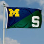 Michigan vs. Michigan State House Divided Flag