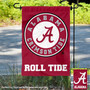 Alabama Crimson Tide Circle Logo Garden Flag