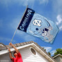 UNC Tar Heels Helmet Flag