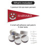 Harvard Crimson Banner Pennant with Tack Wall Pads
