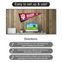Indiana University Banner Pennant with Tack Wall Pads