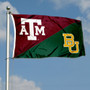 Texas AM vs Baylor House Divided 3x5 Flag