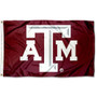 Texas A&M Aggies Gray Bevel Logo Flag