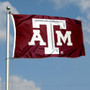 Texas A&M Aggies Gray Bevel Logo Flag
