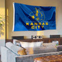 Missouri Kansas City Kangaroos Wordmark Flag