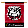 Georgia Bulldogs 2022 Football National Champions Banner Flag
