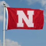 Nebraska Cornhuskers Nylon Embroidered Flag