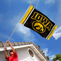 Iowa Hawkeyes Arched Wordmark Flag