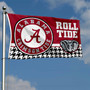 Alabama Crimson Tide Logo Flag