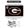 Georgia Bulldogs SEC Banner Flag with Tack Wall Pads