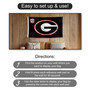 Georgia Bulldogs SEC Banner Flag with Tack Wall Pads