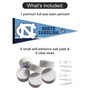 University of North Carolina Banner Pennant with Tack Wall Pads