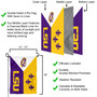 LSU Tiger Acadian Logo Garden Flag