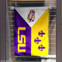 LSU Tiger Acadian Logo Garden Flag