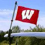 University of Wisconsin Golf Cart Flag