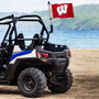 University of Wisconsin Golf Cart Flag