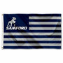 Samford University Bulldogs Stripes Flag