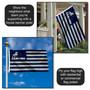 Samford University Bulldogs Stripes Flag
