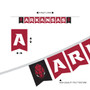 Arkansas Razorbacks Banner String Pennant Flags