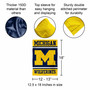 Michigan Go Blue Logo Garden Flag