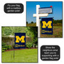 Michigan Go Blue Logo Garden Flag