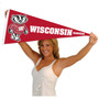 Wisconsin Badgers Bucky Badger Pennant