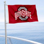 Ohio State Buckeyes Boat and Mini Flag