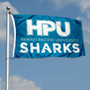 Hawaii Pacific Sharks Wordmark Logo Flag