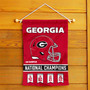 Georgia Bulldogs 2022 College Football National Champions Yard Flag