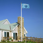 Columbia Lions Athletic Logo Flag