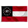 Georgia Bulldogs State of Georgia Flag