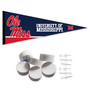 University of Mississippi Banner Pennant with Tack Wall Pads