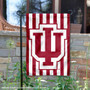 Indiana University Candy Stripe Garden Flag