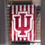 Indiana University Candy Stripe Garden Flag