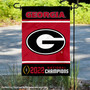 Georgia Bulldogs 2022 Helmet College Football National Champions Yard Flag