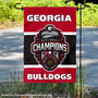 Georgia Bulldogs 2022 Official Logo College Football National Champions Yard Flag
