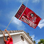 Georgia Bulldogs 2022 College Football National Champions Logo Flag