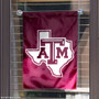 Texas A&M Lone Star Logo Garden Flag
