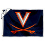 Virginia Cavaliers Boat and Mini Flag