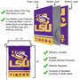 LSU Tiger Eye Garden Flag