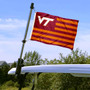 Virginia Tech Hokies Striped Nation and Mini Flag