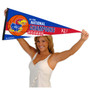 Kansas KU Jayhawks 6 Time Basketball National Champions Pennant