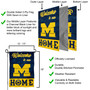 Michigan Wolverines Welcome To Our Home Garden Flag