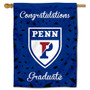 Penn Quakers Congratulations Graduate Flag